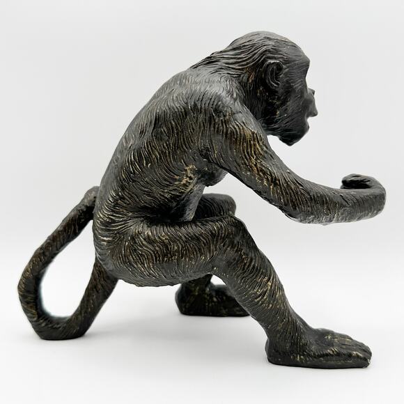 TIC Collection Resin Monkey Figurine Sculpture Bookshelf Accent - Picture 6 of 13